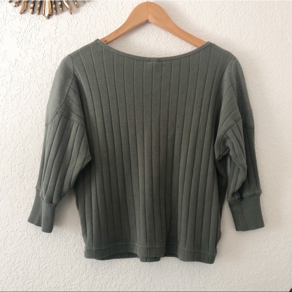 Free People Cross Front Sweatshirt - Picture 5 of 6